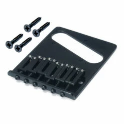 Gotoh Modern Bridge For Tele - StewMac -US Tool Sales Shop 0025 3 with screws 2800px