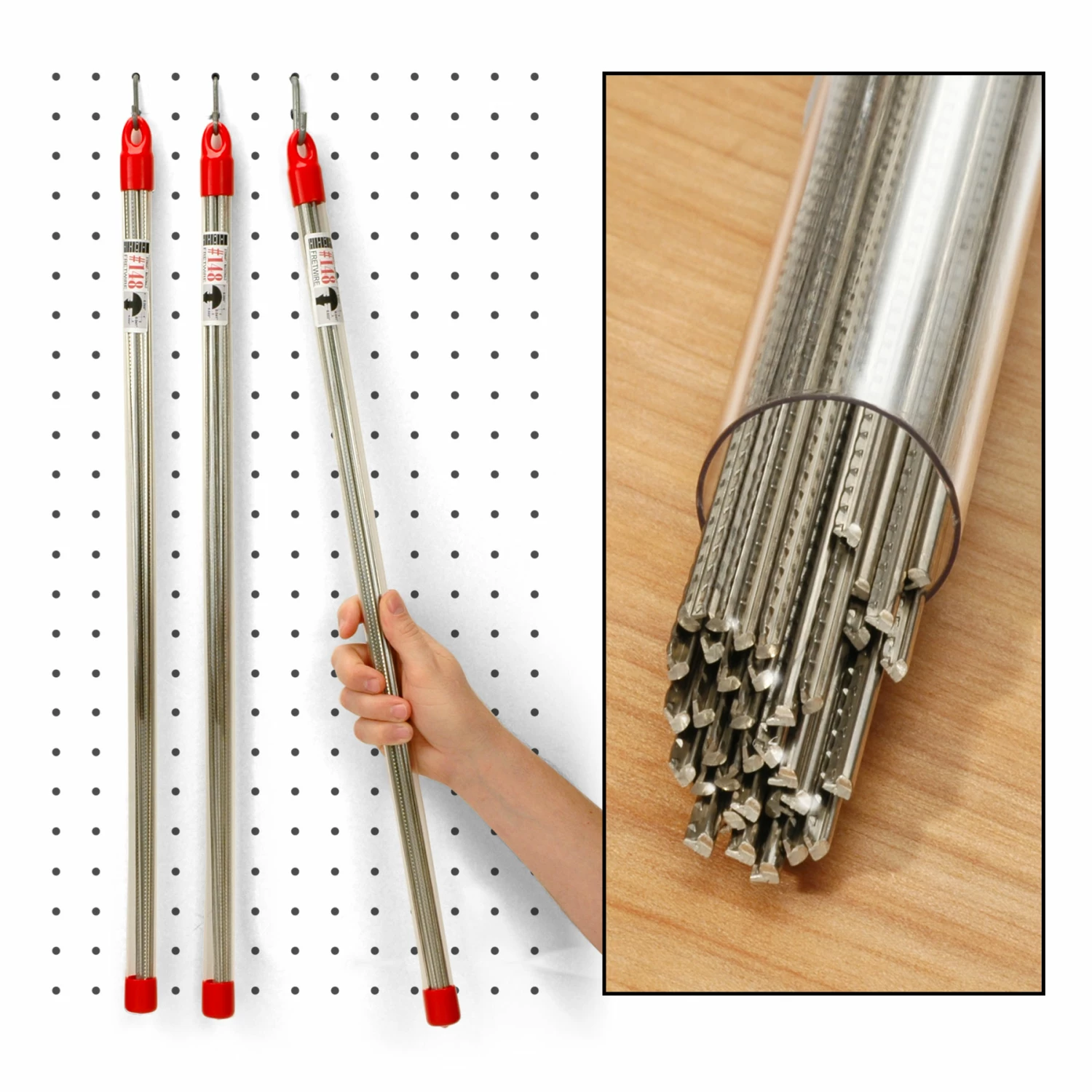StewMac Medium Fretwire - StewMac StewMac Medium Fretwire - StewMac -US Tool Sales Shop 0148 3 tubes 1800
