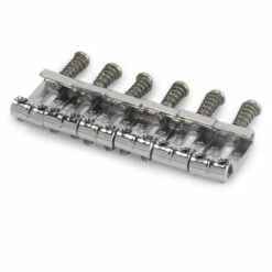 Highwood Contoured Vintage Saddles For Strat - Set Of 6 - StewMac -US Tool Sales Shop 0151 chrome 1 3qtr set 2000px copy