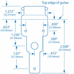 Kluson Archtop Guitar Tailpiece - StewMac 2 Kluson Archtop Guitar Tailpiece - StewMac -US Tool Sales Shop 0230 n 1spec square cropped