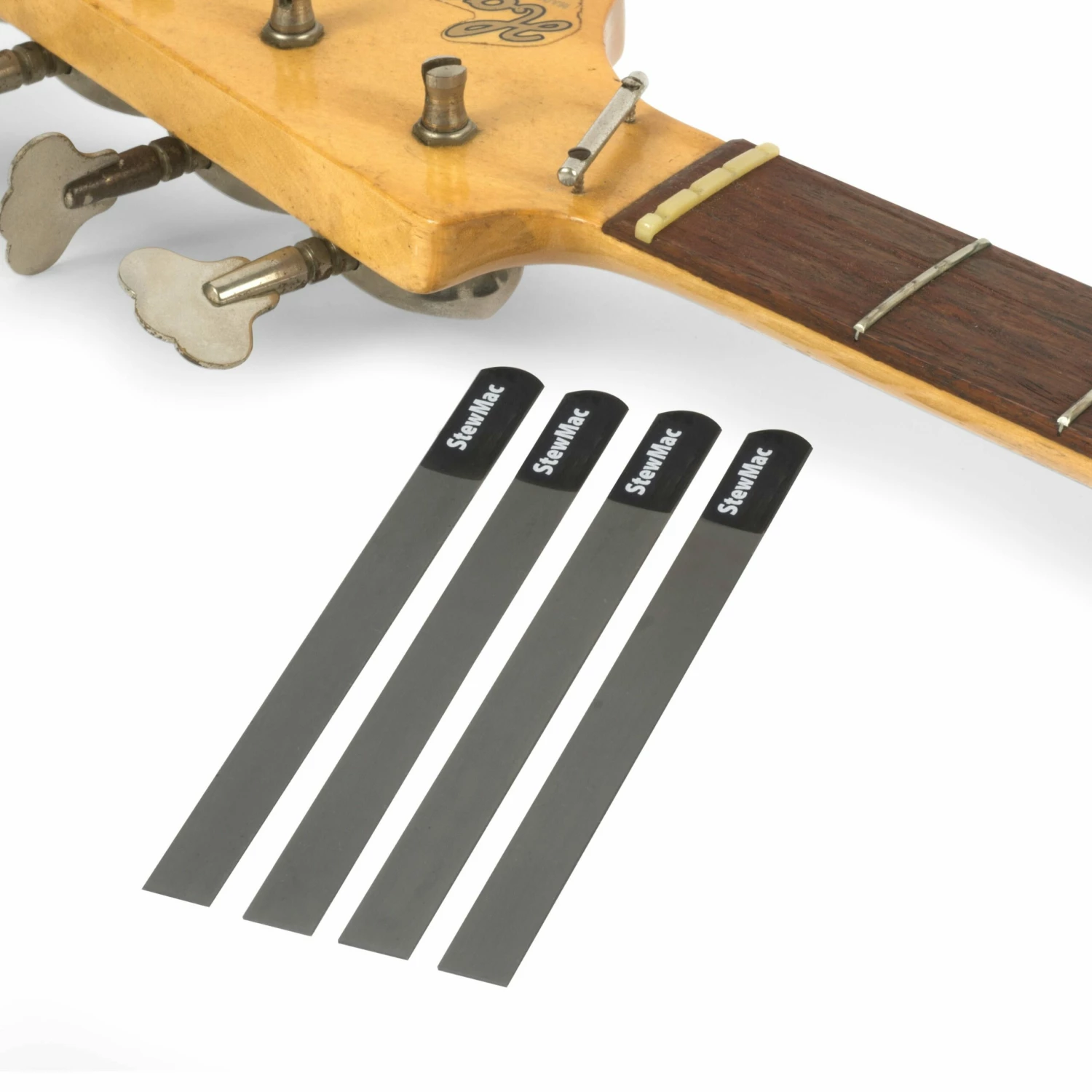 Gauged Nut Slotting File Set for Bass - StewMac Gauged Nut Slotting File Set For Bass - StewMac -US Tool Sales Shop 0887 1 bass set 3000 scaled