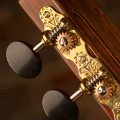 Sloane Classical Guitar Tuners With Ebony Knobs And Deco Baseplates - StewMac