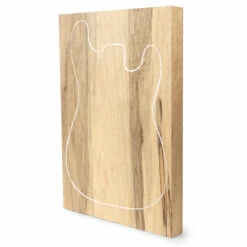 Black Limba Body Blank - StewMac