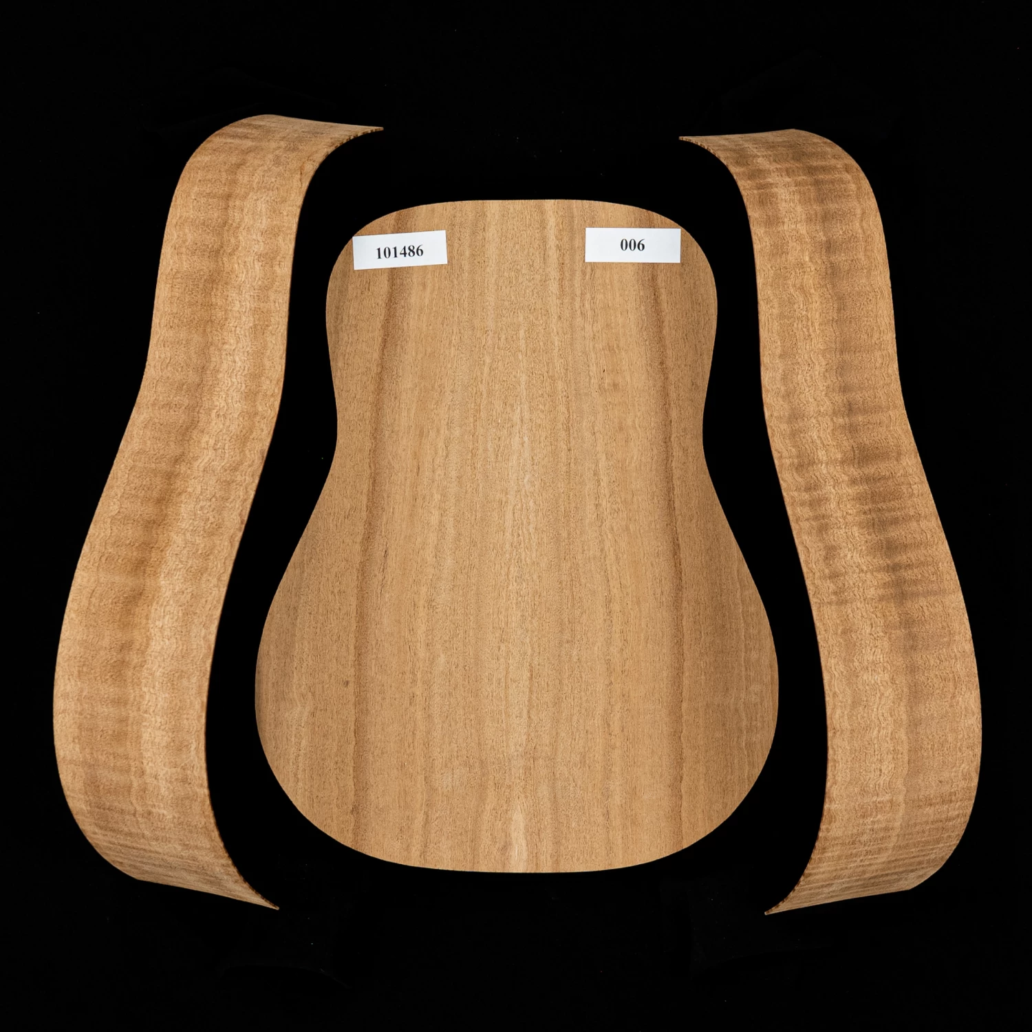 Figured Sapele Joined Back + Bent Side Set for Dreadnought Guitar - 006 - StewMac Figured Sapele Joined Back + Bent Side Set For Dreadnought Guitar - 006 - StewMac -US Tool Sales Shop 101486 3000 6