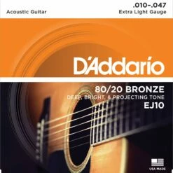 D'Addario 80/20 Bronze Wound Acoustic Guitar Strings - StewMac