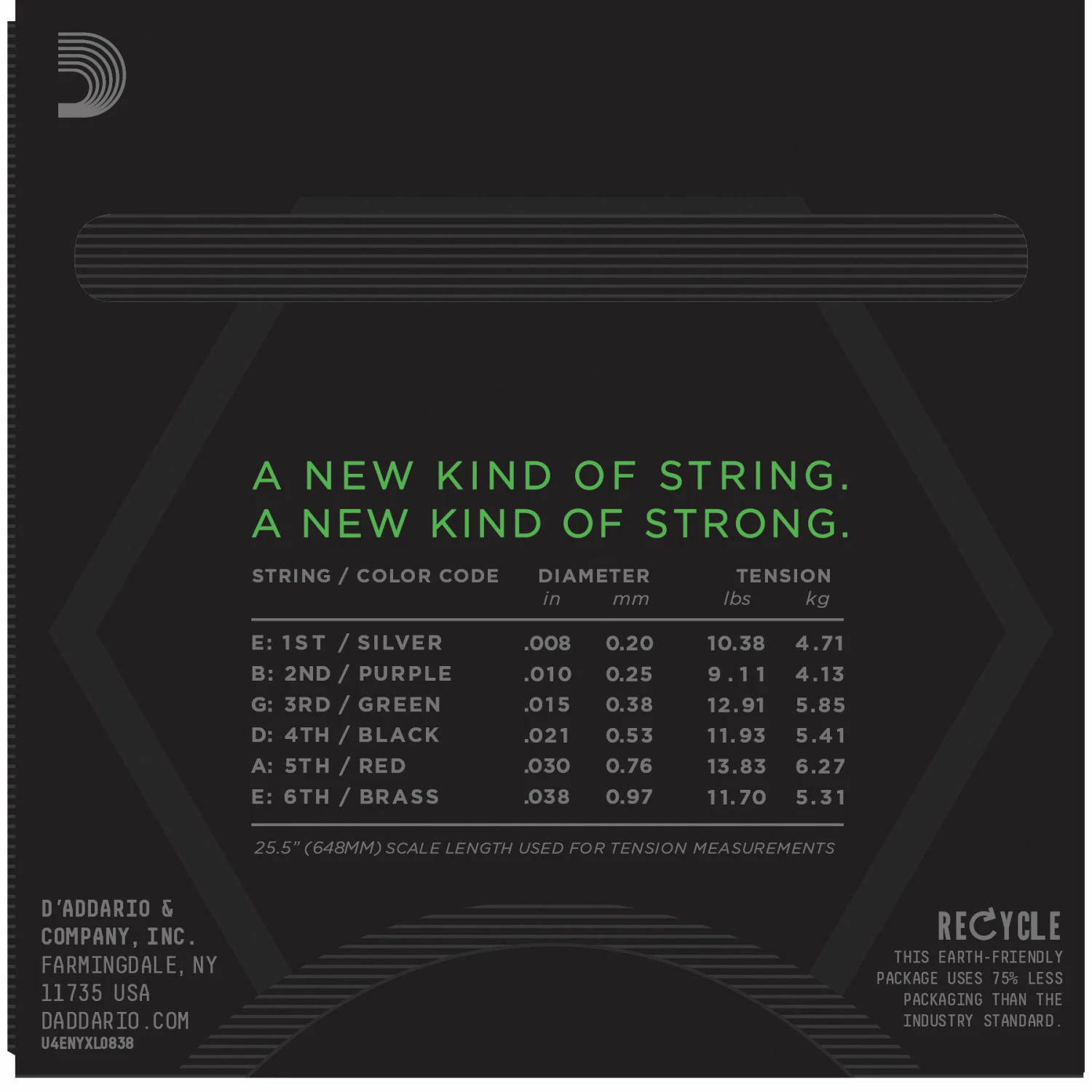 D'Addario NYXL Nickel Wound Electric Guitar Strings - StewMac D'Addario NYXL Nickel Wound Electric Guitar Strings - StewMac -US Tool Sales Shop 10587 2 1800