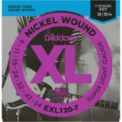 D'Addario Nickel Wound 7-string Electric Guitar Strings - StewMac