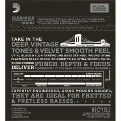 D'Addario Nylon Tapewound Bass Strings - StewMac 1 D'Addario Nylon Tapewound Bass Strings - StewMac -US Tool Sales Shop 10828 2 440