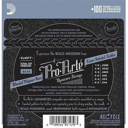 D'Addario Pro Arte Dynacore Titanium Treble Classical Guitar Strings - StewMac D'Addario Pro Arte Dynacore Titanium Treble Classical Guitar Strings - StewMac -US Tool Sales Shop 10851 2 440