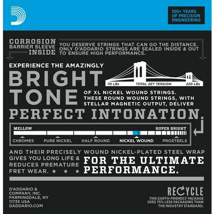 D'Addario XL Nickel Wound 8-String Electric Guitar Strings - StewMac D'Addario XL Nickel Wound 8-String Electric Guitar Strings - StewMac -US Tool Sales Shop 10875 2 440