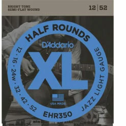 D'Addario XL Half Round Electric Guitar Strings - StewMac