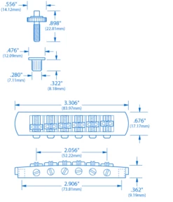 Golden Age Roller Bridge - StewMac 1 Golden Age Roller Bridge - StewMac -US Tool Sales Shop 1275 1spec