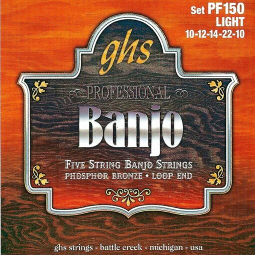 GHS Professional Five String Banjo Strings - StewMac -US Tool Sales Shop 1498 1 1000px
