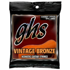 GHS Vintage Bronze Acoustic Guitar Strings - StewMac