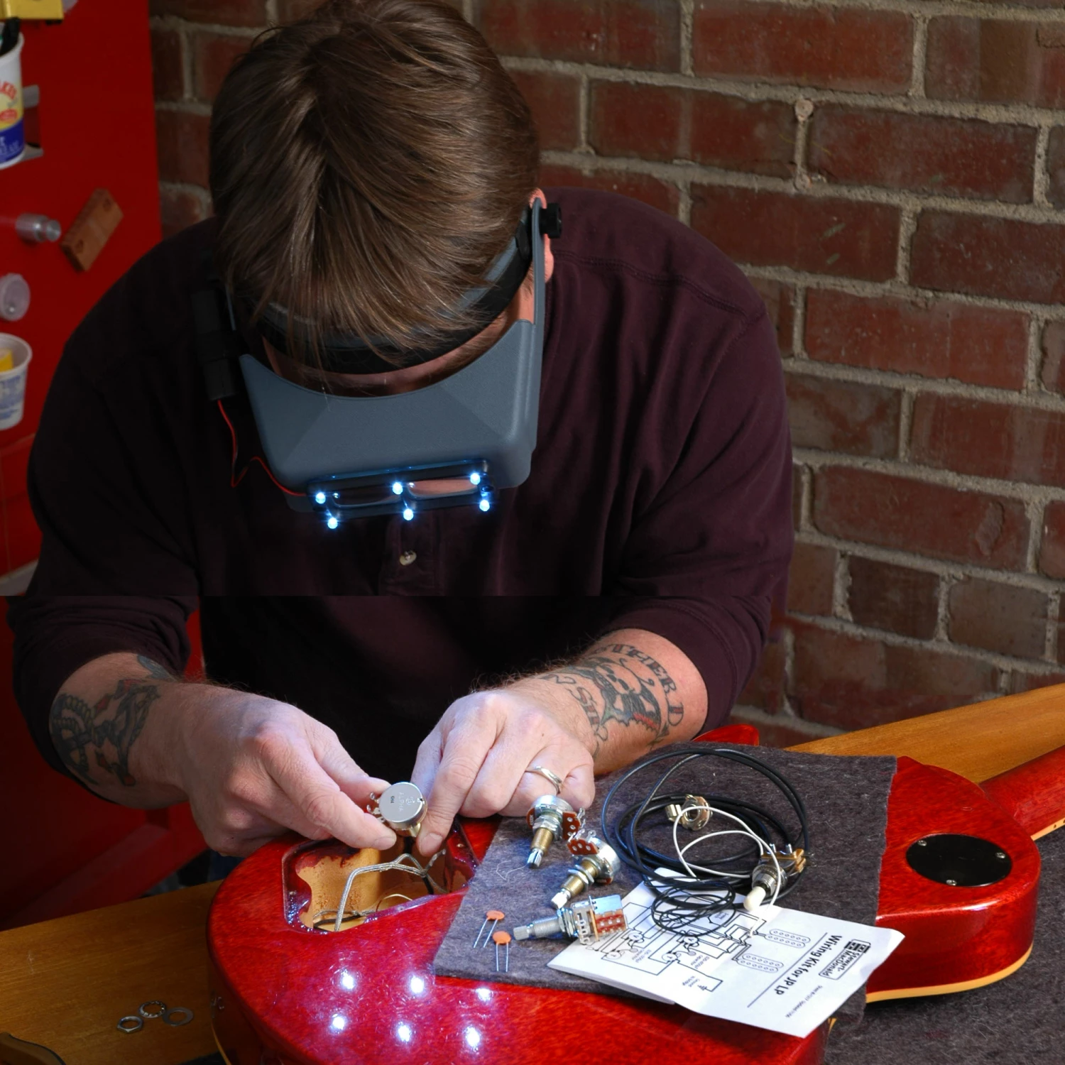 OptiVISOR Headband Magnifier - StewMac OptiVISOR Headband Magnifier - StewMac -US Tool Sales Shop 1687 2 2000