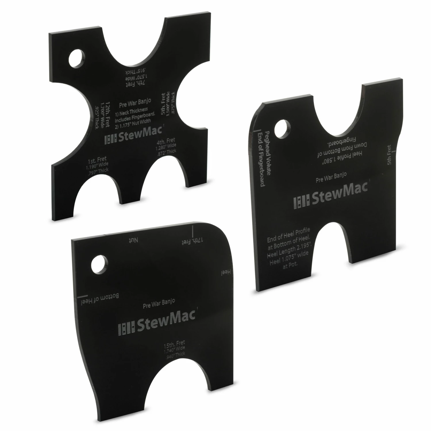 Neck Shaping Templates for Banjo - StewMac Neck Shaping Templates For Banjo - StewMac -US Tool Sales Shop 17895 1 3000 scaled