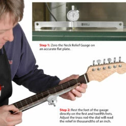 Neck Relief Gauge And Nut Slotting Gauge Set - StewMac 2 Neck Relief Gauge And Nut Slotting Gauge Set - StewMac -US Tool Sales Shop 2005 3 steps 2000