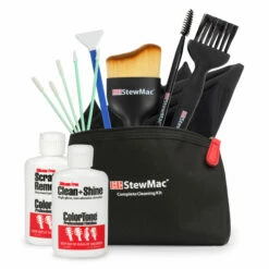 StewMac Guitar Cleaning Tool Set - StewMac -US Tool Sales Shop 2050 3 set with bag on white w old brush 3000