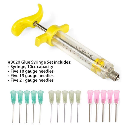 Glue Syringe - StewMac Glue Syringe - StewMac -US Tool Sales Shop 3026 4 set with needlesand text updated 440
