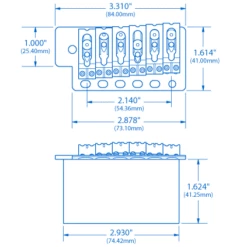 Wilkinson/Gotoh VSVG Vintage Tremolo - StewMac 3 Wilkinson/Gotoh VSVG Vintage Tremolo - StewMac -US Tool Sales Shop 3534 1spec square cropped