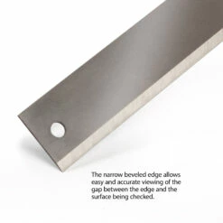 Precision Straightedges - StewMac 2 Precision Straightedges - StewMac -US Tool Sales Shop 3849 3 revised edge closeup 1900