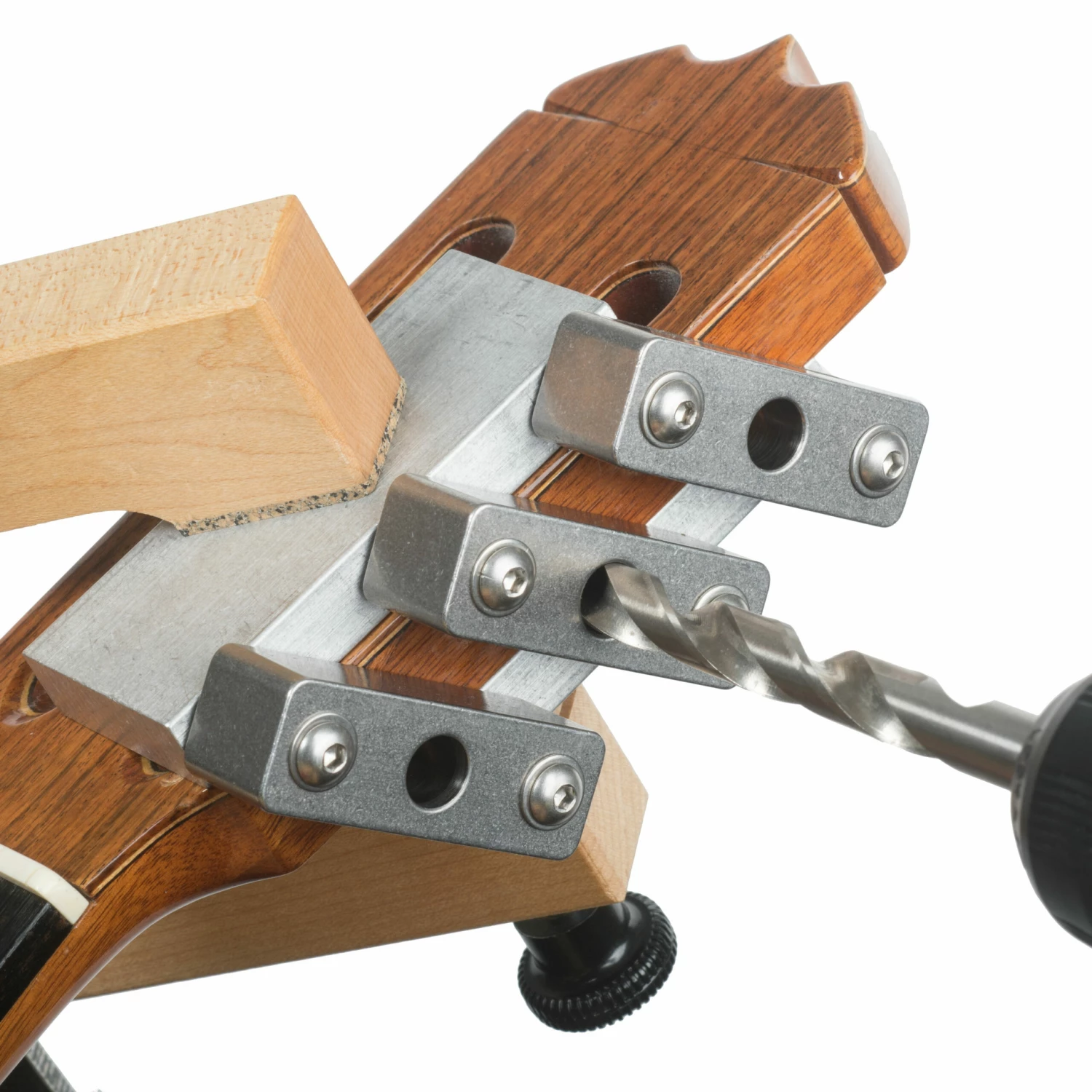 Guitar Tuner Drill Jig for Slotted Headstocks - StewMac Guitar Tuner Drill Jig For Slotted Headstocks - StewMac -US Tool Sales Shop 3896 1 3000px scaled