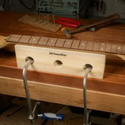 Tall Neck Support Caul - StewMac 2 Tall Neck Support Caul - StewMac -US Tool Sales Shop 4482 3 clamped for fretting 3000px