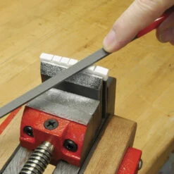 Nut And Saddle Shaping Files, Set Of 2 - StewMac 2 Nut And Saddle Shaping Files, Set Of 2 - StewMac -US Tool Sales Shop 4556 3 inuse 1400