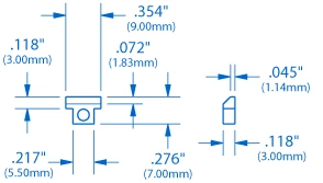Saddles for ABR-1 Tune-o-matic Bridges - StewMac Saddles For ABR-1 Tune-o-matic Bridges - StewMac -US Tool Sales Shop 4568 1spec