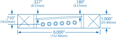 'Pyramid' Guitar Bridge - StewMac 'Pyramid' Guitar Bridge - StewMac -US Tool Sales Shop 4926 1spec