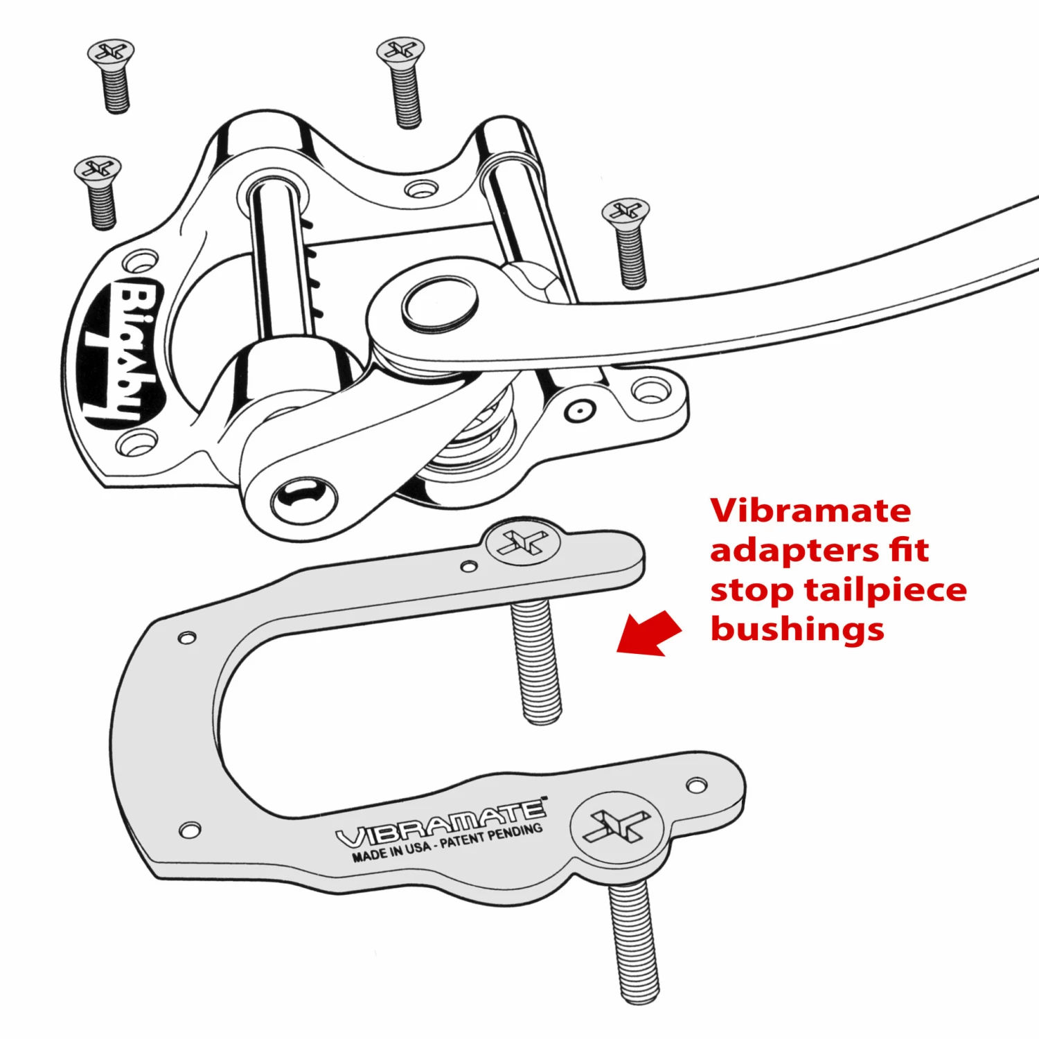 Vibramate V5 Adapter for Bigsby B5 - StewMac Vibramate V5 Adapter For Bigsby B5 - StewMac -US Tool Sales Shop 4951 2 3000 scaled