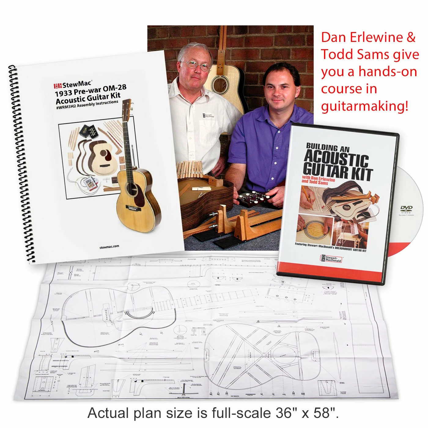 1933 Pre-war OM-28 Acoustic Guitar Kit - 177 - StewMac 1933 Pre-war OM-28 Acoustic Guitar Kit - 177 - StewMac -US Tool Sales Shop 5 wrm3h2 dvd image 9