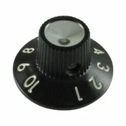 Skirted Amp Knob, Black - StewMac