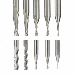 Carbide Upcut And Downcut Inlay Router Bits - Set Of 10 - StewMac