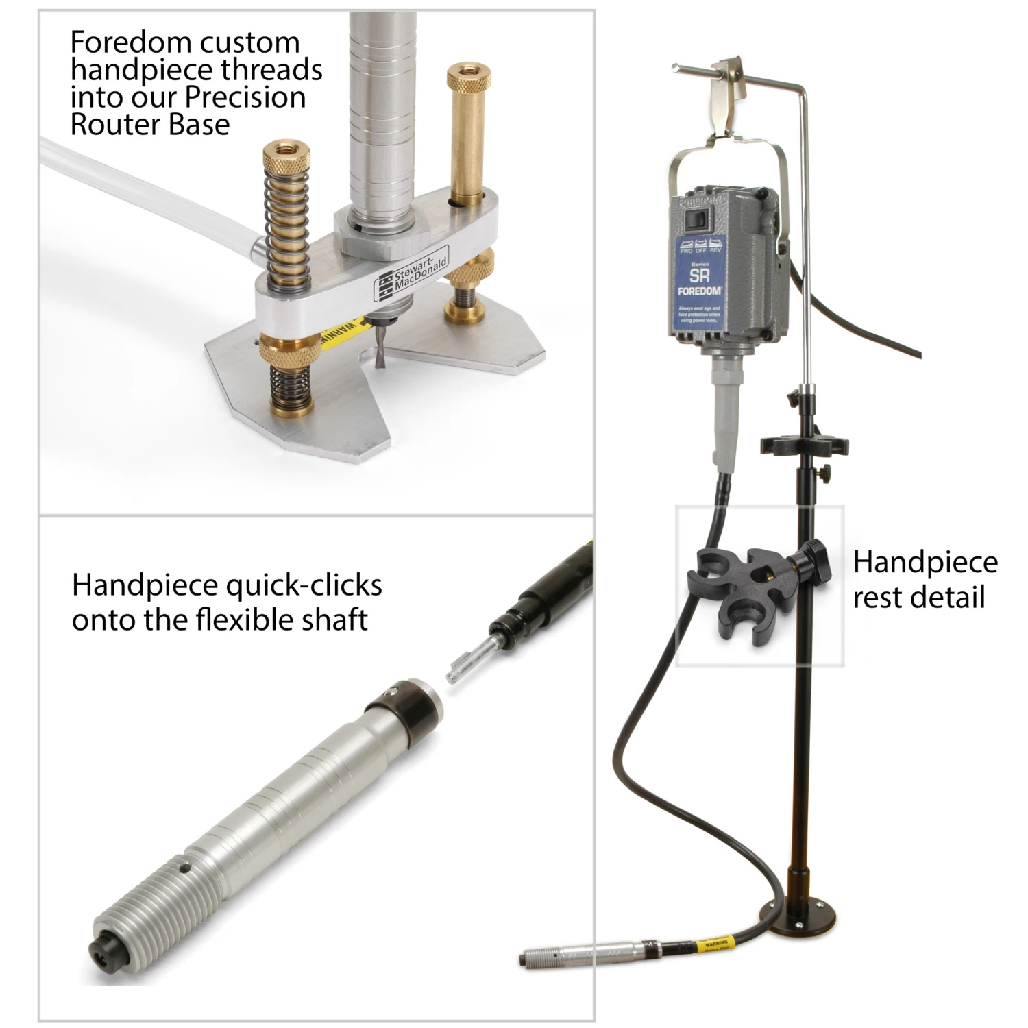 Foredom Power Tool with Precision Router Base Set, International - StewMac Foredom Power Tool With Precision Router Base Set, International - StewMac -US Tool Sales Shop 5328 2 2500 1