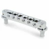 TonePros TP6A Aluminum Tune-o-matic Bridge With Bell Brass Saddles - StewMac