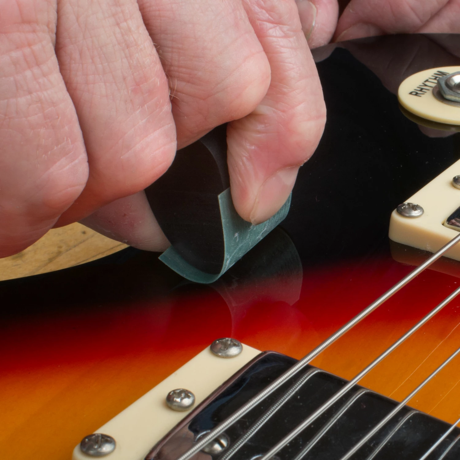 Kovax Tolecut Finish Repair System - StewMac Kovax Tolecut Finish Repair System - StewMac -US Tool Sales Shop 5733 5 inuse on archtop curve 2000