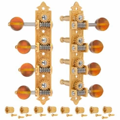 Waverly F-style Mandolin Machines With Amber Knobs - StewMac 2 Waverly F-style Mandolin Machines With Amber Knobs - StewMac -US Tool Sales Shop 6097 g on white 3000