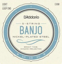 D'Addario Nickel Plated Banjo Strings - StewMac