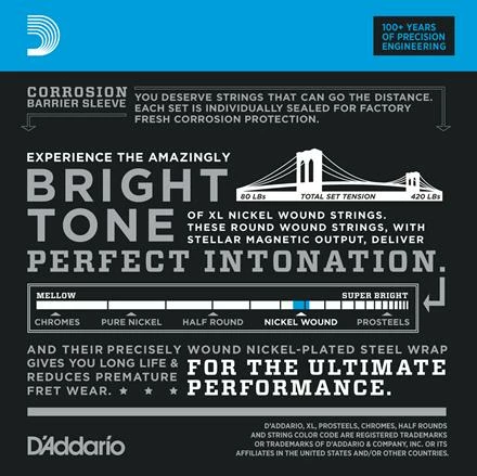 D'Addario Nickel Wound Bass Strings 2-Pack - StewMac D'Addario Nickel Wound Bass Strings 2-Pack - StewMac -US Tool Sales Shop daddario nickel wound bass strings 2 pack 51024