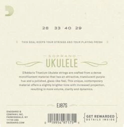 D'Addario Titanium Ukulele Strings - StewMac 1 D'Addario Titanium Ukulele Strings - StewMac -US Tool Sales Shop daddario titanium ukulele strings 51118