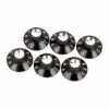 Fender Pure Vintage Black/Silver Skirted Amplifier Knobs - StewMac