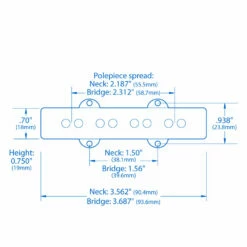 StewMac Pickups For Jazz Bass - StewMac 3 StewMac Pickups For Jazz Bass - StewMac -US Tool Sales Shop m001207 specs
