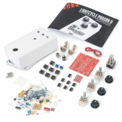 StewMac Lightcycle Phasor II Pedal Kit - StewMac -US Tool Sales Shop m007111 5 parts spread on white white cover