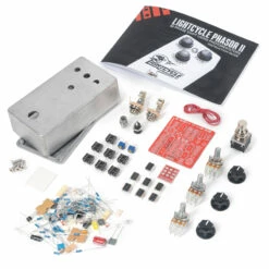 StewMac Lightcycle Phasor II Pedal Kit - StewMac -US Tool Sales Shop m007111 6 parts spread on white