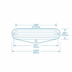 StewMac Hotwound Dual-rail Single-coil Sized Humbucker Pickups - StewMac -US Tool Sales Shop m007116 specs