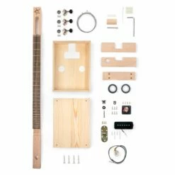 Cigar Box Guitar Kit - StewMac -US Tool Sales Shop m007232 6 cigar box parts spread copy