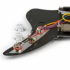 Offset Hardtail Electric Guitar Kit - StewMac -US Tool Sales Shop m008117 5 pickups and plastic detail on white so