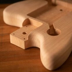 Offset Hardtail Electric Guitar Kit - StewMac -US Tool Sales Shop m008117 6 horn and route detail 2500 copy