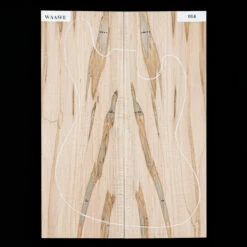 Flame Ambrosia Maple Carved Top For Electric - 014 - StewMac